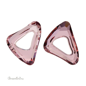 Swarovski 4736 Органик Космик Триангл 14 мм, античный розовый (#001ANTP), 1 шт.