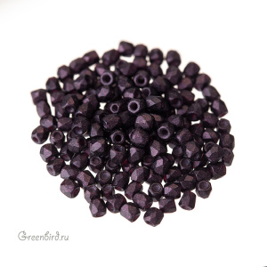 Fire Polish True 2 мм, Polychrome Purple Bronze (#23980/29064)