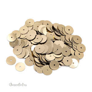 Пайетки 8мм плоские Oro Antico (#2071)