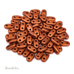 Bar 6x3mm, Matte Metallic Dk. Copper, 5 гр (#K0175JT)