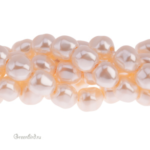 Swarovski 5840 Жемчуг барочный 8 мм, кремово-розовый (#621), 1 шт.
