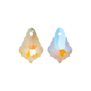 Crystalbird 6090 подвеска Барокко 16 мм, райское сияние (#001PS), 1 шт.
