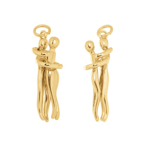 Подвеска "Объятия", золото, 1 шт. (#SV1701-Pendant-107G)