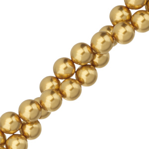 Swarovski 5810 Жемчуг 12 мм, королевский золотой (#2034), 1 шт.