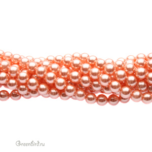 Swarovski 5810 Жемчуг 4 мм, розово-персиковый (#674), уп. 50 шт.
