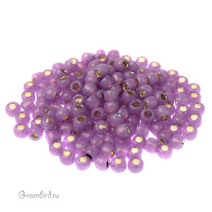 Бисер TOHO Round 6/0 внутреннее серебрение, молочный (#2108), 10 г