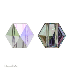 Swarovski 5060 Бусина Шип-Гексагон 7,5 мм, райское сияние (#001PARSH), 1 шт.