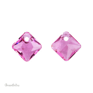 6431 подвеска Princess Cut 9 mm – Rose (#209)