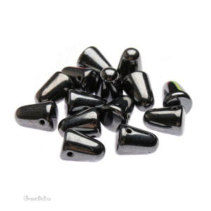 Gum Drops 7,5x10mm, Hematite, 10 гр (#L23980)