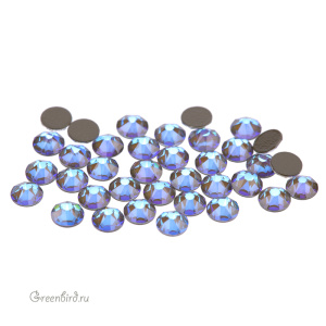 Swarovski 2088 Клеевые стразы круглые SS12, хаки зеленый делайт (#001L130D), уп. 36 шт.