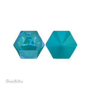 Swarovski 4699 Призматический гексагон 6x6,9 мм, лагуна делайт (#001L142D), 1 шт.