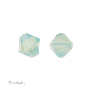 Swarovski 5328 Биконус 8 мм, светло-морской опал (#390), 1 шт.