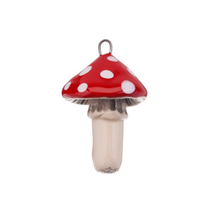 Подвеска "Мухомор", керамика, 1 шт. (#KLKV-CRM-02)