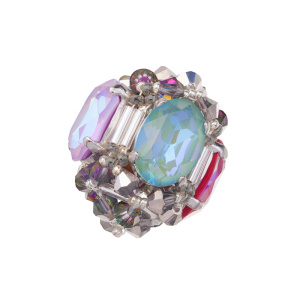 Набор материалов для мотива "Светофор" Елены Шерстобитовой, серебристый (#12-1)