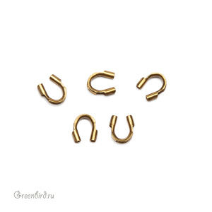 Протектор для тросика, ант. латунь, 1 шт. (#01ABP)