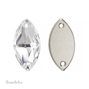 Swarovski пришивные 3223 Наветт 12х6 мм, прозрачный (#001), 1 шт.