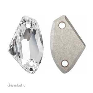 Swarovski пришивные 3256 Галактик 14х8,5 мм, прозрачный (#001), 1 шт.