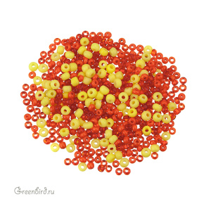 Винтажный бисер, микс, Sunset (#MIX03)