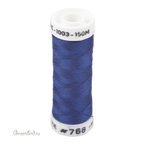 Шелковая нить AVAS Soie 1003, серо-синий, 150 м (#768)