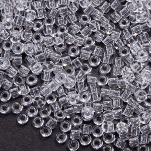 Бисер TOHO Round 11/0 прозрачный (#1), 10 г