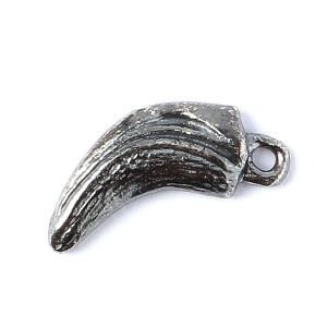 "Птаха", центральный элемент, ант. серебро, 1 шт. (#С3931)