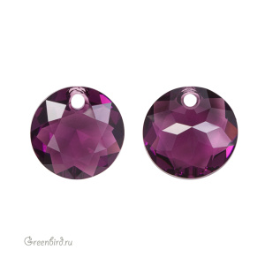 6430 подвеска Classic Cut 10 mm – Amethyst (#204)