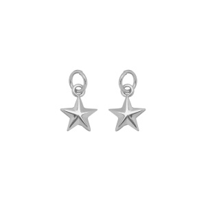 Подвеска "Звездочка", родий, 1 шт. (#SV1701-Pendant-105R)