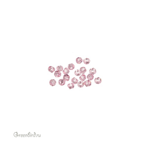 Swarovski 5000 Бусины круглые 2 мм, светло-розовый (#223), уп. 20 шт.