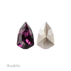 Swarovski 4707 Узкий триллиант 13,6x8,6 мм, аметист (#204), 1 шт.