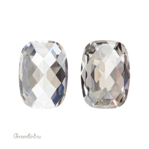 Swarovski 4565 Классический багет 14x10 мм, серебристая дымка без фольги (#001SSHAU), 1 шт.