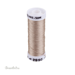 Шелковая нить Au Ver a Soie Soie Gobelins, бежевый, 50 м (#2990)