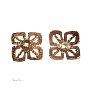 JBB Чашечка "Витая веревка", св. латунь (J77-83)