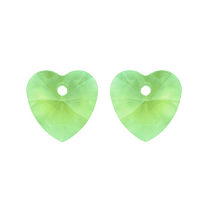 Crystalbird 6228C Ð¿Ð¾Ð´Ð²ÐµÑÐºÐ° Heart 10 Ð¼Ð¼ â Peridot (#214), 1 ÑÑ. (#CBPN-0045)