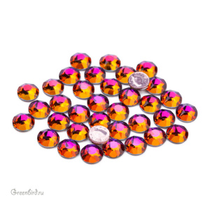 Swarovski 2078 Термостразы круглые SS16, вулкан (#001VOL), уп. 36 шт.