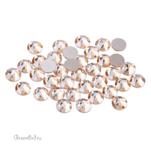 Swarovski 2088 Клеевые стразы круглые SS16, золотистая дымка (#001GSHA), уп. 36 шт.