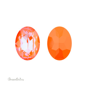 4120 Oval Fancy Stone 14х10 мм – Orange Glow DeLite (#001L146D)