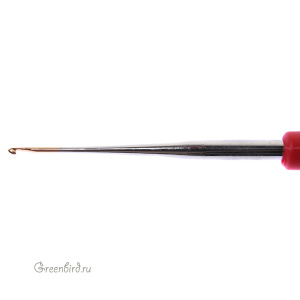 Крючок вязальный 0,75мм, с ручкой-колпачком (113-7-0,75)