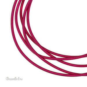 Канитель жесткая 1,25 мм, фуксия (KAN9022)