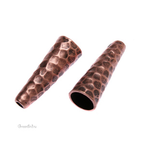 JBB Концевик-конус "Hammertone", ант. медь (J49-186)