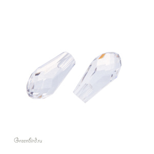6530 подвеска Pure Drop для вклеивания 12mm – Crystal (#001)