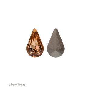4328 Pear Fancy Stone 13х7,8 мм – Light Colorado Topaz (#246)
