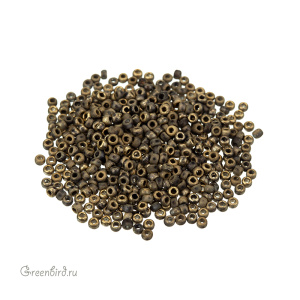 Бисер чешский PRECIOSA Czech круглый 8/0, Amber (#00030/26480), 10 г