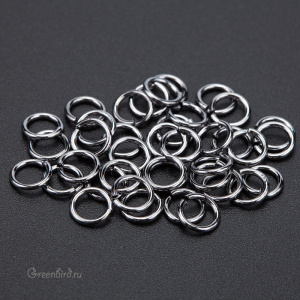 Соединительные кольца 7 мм, gunmetal (#SVA-Rings-007T)