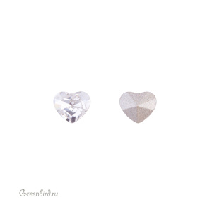 Swarovski 4883 Мини-сердце 3,6x3,1 мм, прозрачный (#001), 1 шт.