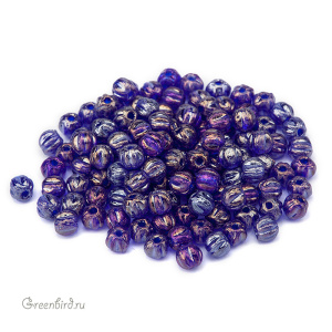 Melon Round 3mm – Luster Iris Cobalt, 5 гр (#S1C30090)