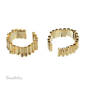 Основа для кольца фигурная, золото (#SV1701-RB-03G)