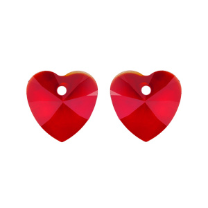 Crystalbird 6228C Ð¿Ð¾Ð´Ð²ÐµÑÐºÐ° Heart 10 Ð¼Ð¼ â Light Siam (#227), 1 ÑÑ. (#CBPN-0048)