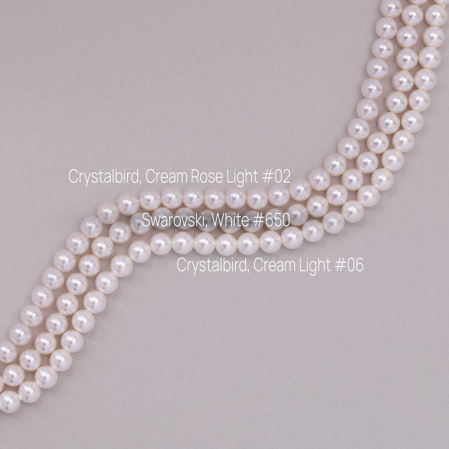 Обзор жемчуга CRYSTALBIRD: цвета и размеры