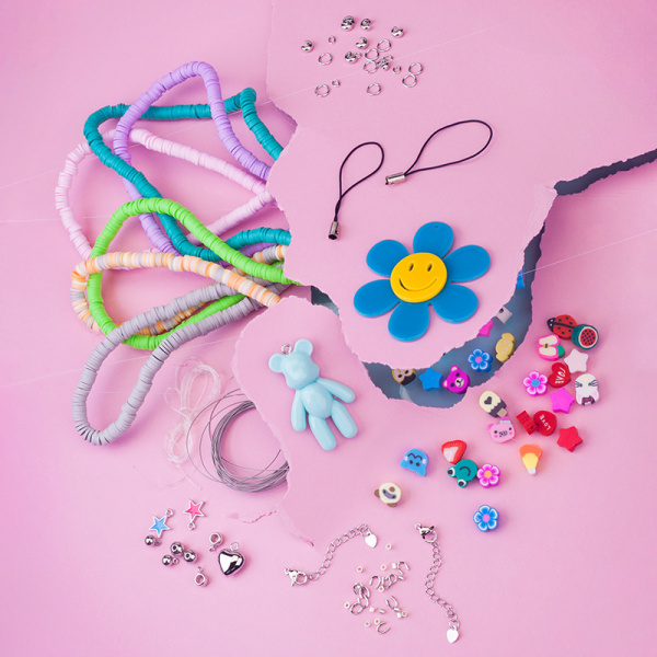 Подарочный набор для сборки украшений из каучука GreenBird Summer Edition