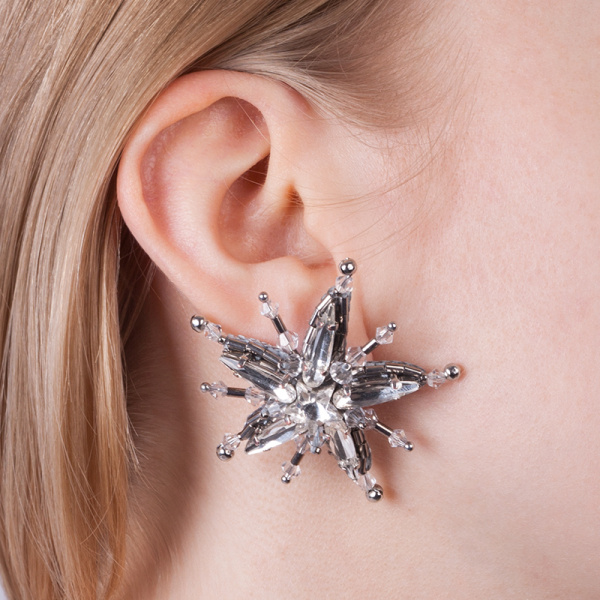 Набор материалов "Серьги-звезды" Юлии Гориной (#beadset_13)